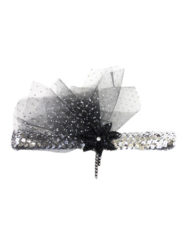 Silver Sequinned Headband Accessory