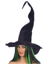 Black Tall & Twisty Witch Hat