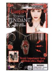 Vampire Coffin Pendant Accessory