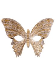 Silver and Gold Butterfly Facepiece