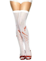 White Blood Stained Stockings