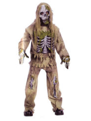 Kids Skeleton Zombie Costume