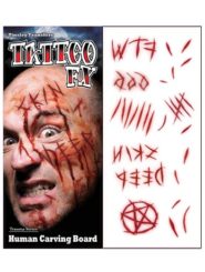 Carving Board Temporary Tattoos