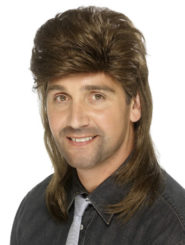 Jason Mullet Brown Wig