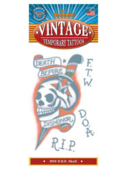 Outlaw Skull Tattoo Accessory